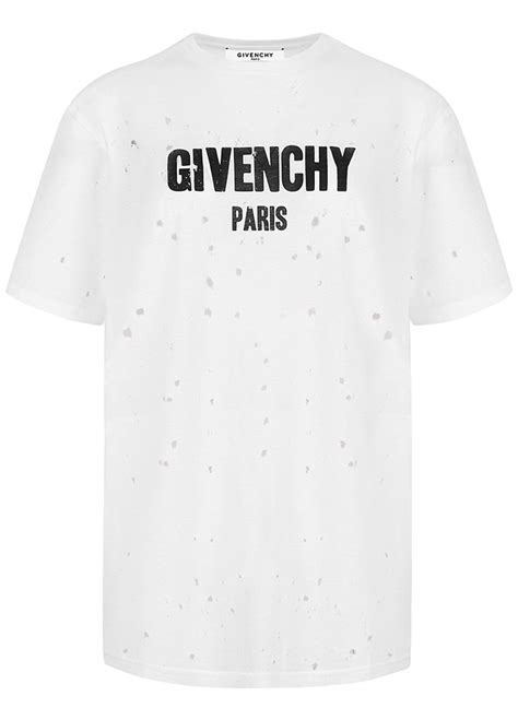 givenchy made in france t shirt|givenchy t shirt with holes.